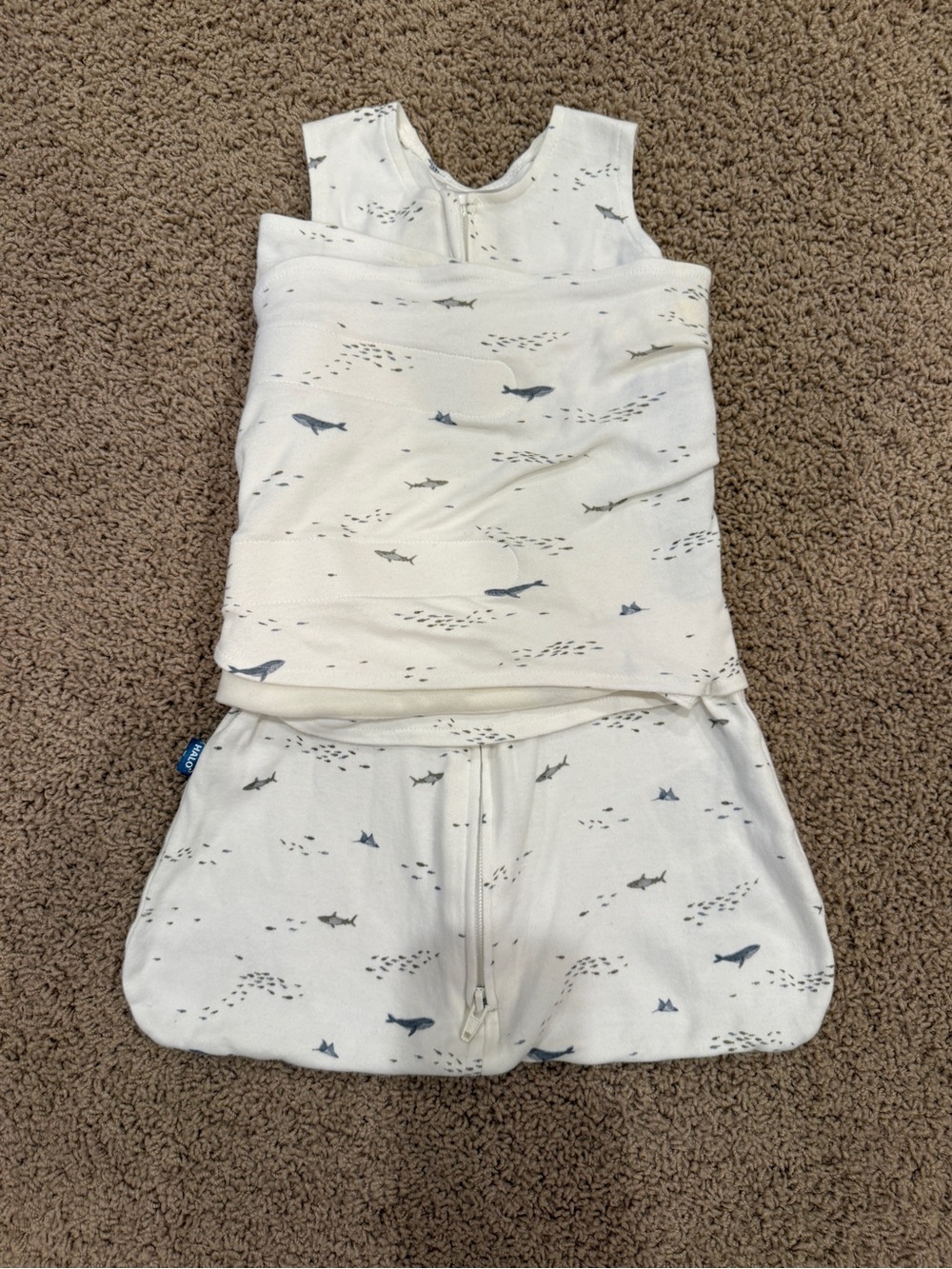Halo White Ocean Sleep Sack Swaddle Newborn/0-3M
